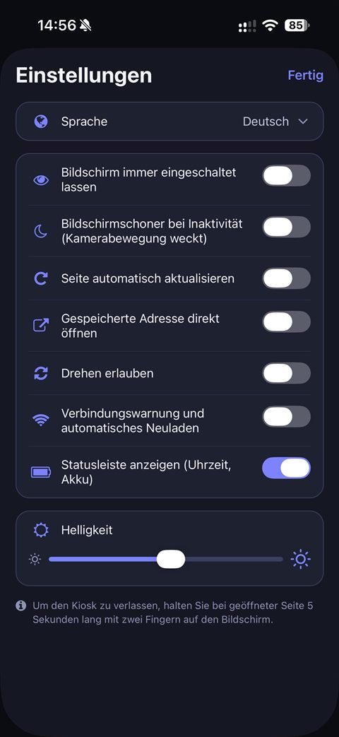 Einstellungen